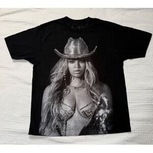 Beyonce Renaissance World Tour Black Graphic T Shirt RWT2023 - XL